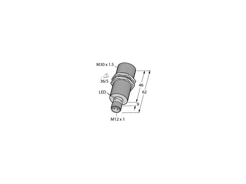 BI15U-M30-VN6X-H1141, Inductive Sensor, With Extended Switching ...