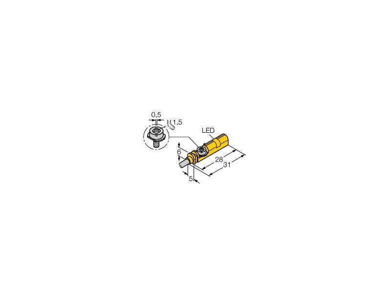 TAVELLINO A SCATTO OTTONE LUCIDO 30 MM