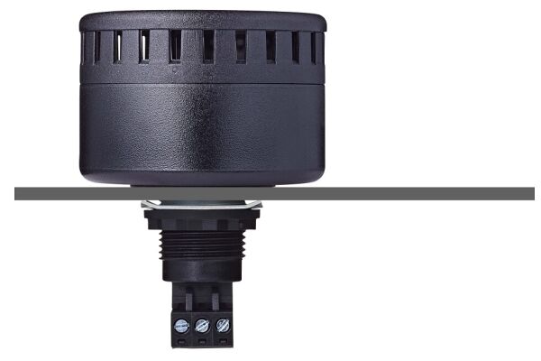 ESG Panel mount buzzer M22 110-120 V AC IP65 & UL Type 4/4x/13 105 dB 