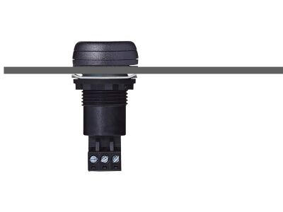 ESK Panel mount buzzer M22 110-120 V AC , black 
