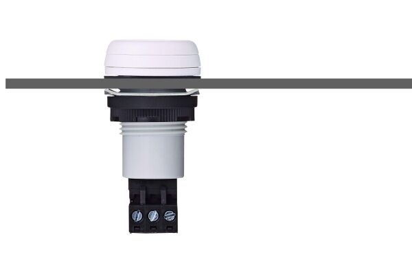 ESK Panel mount buzzer M22 12-24 V AC/DC IP65 & UL Type 4/4x/13 65 dB 