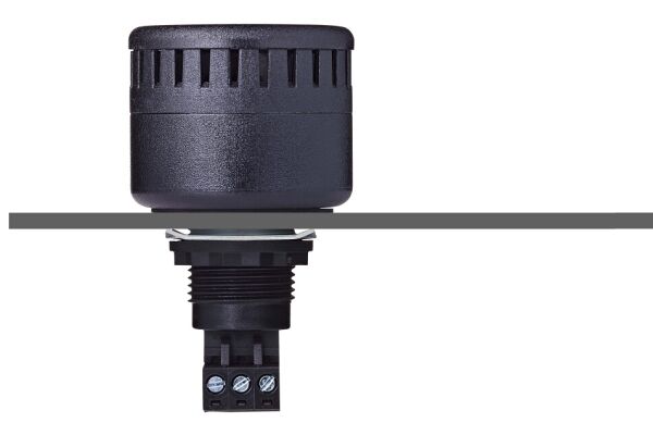 ESM Panel mount buzzer M22 12-24 V AC/DC IP65 & UL Type 4/4x/13 100 dB 
