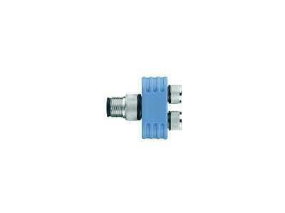 SESP4S-2SKP3, Y-splitter, M8x1/8mm snap, M8x1 - M8x1 - Tipteh