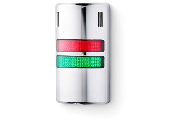 Half-Dome compact Signal towers red/green 230-240 V AC IP65 & UL Type 4/4x/13 90 dB 