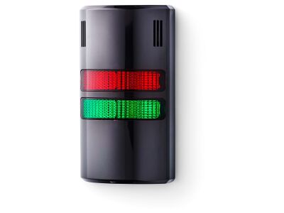 Half-Dome compact Signal towers red/green 230-240 V AC IP65 & UL Type 4/4x/13 90 dB 