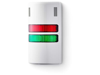 Half-Dome compact Signal towers red/green 24 V AC/DC IP65 & UL Type 4/4x/13 90 dB 