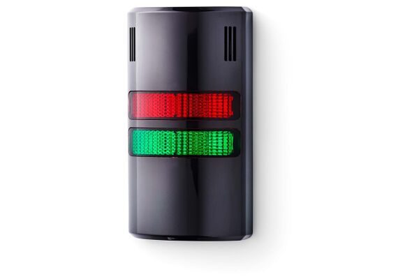 Half-Dome compact Signal towers red/green 24 V AC/DC IP65 & UL Type 4/4x/13 90 dB 
