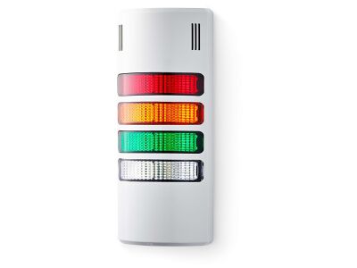 Half-Dome compact Signal towers red/orange/green/clear 24 V AC/DC IP65 & UL Type 4/4x/13 90 dB 