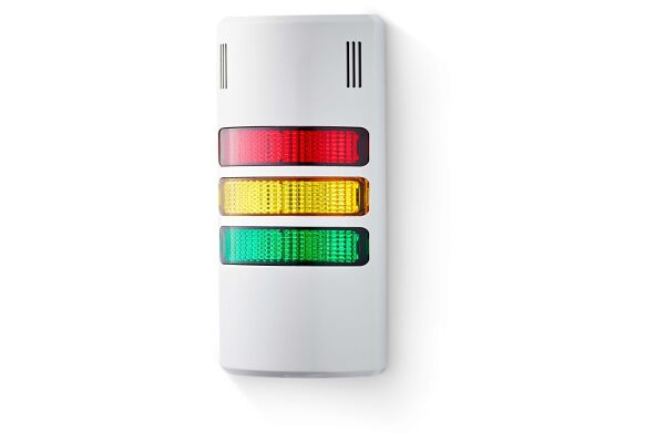 Half-Dome compact Signal towers red/yellow/green 230-240 V AC IP65 & UL Type 4/4x/13 90 dB 