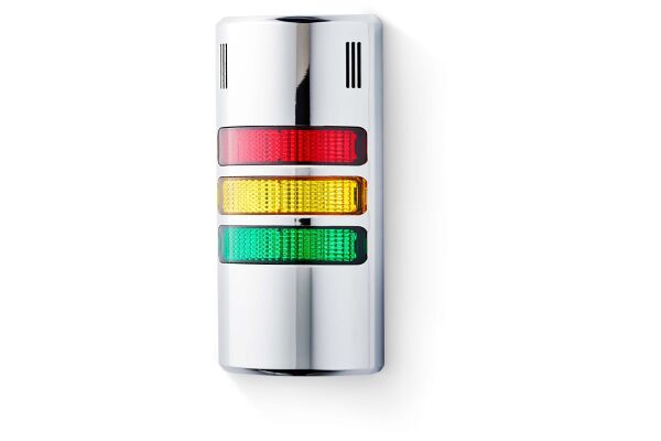 Half-Dome compact Signal towers red/yellow/green 24 V AC/DC IP65 & UL Type 4/4x/13 90 dB 