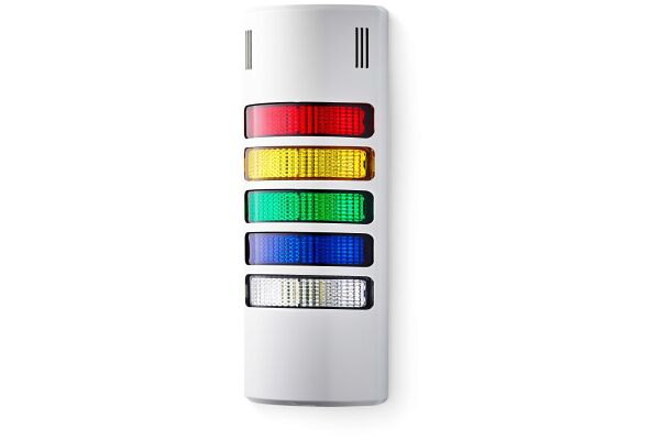 Half-Dome compact Signal towers red/yellow/green/blue/clear 24 V AC/DC IP65 & UL Type 4/4x/13 90 dB 