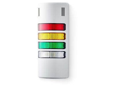 Half-Dome compact Signal towers red/yellow/green/clear 24 V AC/DC IP65 & UL Type 4/4x/13 90 dB 