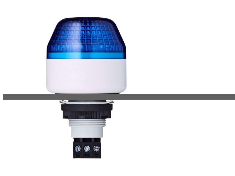 ICM LED-Panel Mount Beacon 45mm, Strobe Light, 230/240 V AC, - Tipteh
