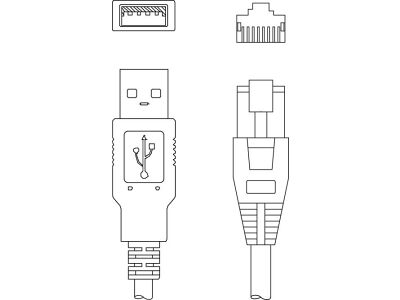 KB USB-1 HS 65x8