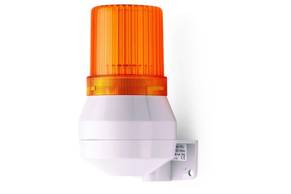 KDF Mini horn strobe beacon orange 24 V DC IP43 & NEMA type 2 92 dB 