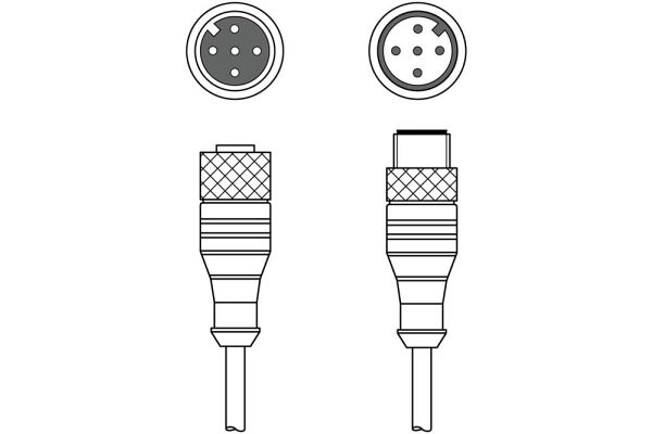 KDS SC-M12-5A-M12-5A-P1-300