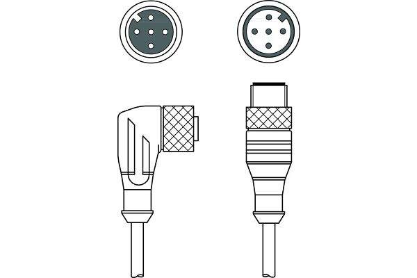 KDS U-M12-5W-M12-5A-P1-010-3DP
