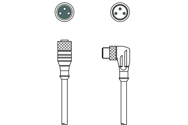 KDS U-M8-3A-M8-3W-P1-006-A01