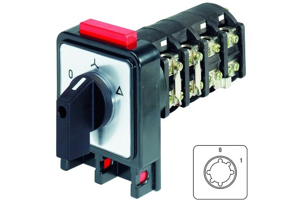 L600 E A3+SV3, ON-OFF switch 600A door Mount 3-pole, lockable - Tipteh
