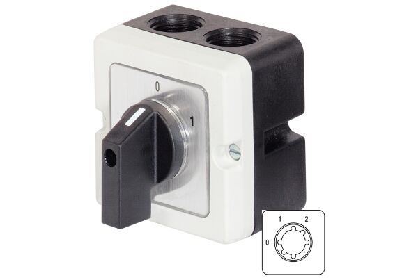 M10 P ST022+G2, Multi step switch 20A with enclosure 2-pole, with OFF ...