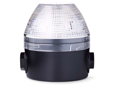 NES LED steady/flashing beacon clear 110-240 V AC/DC IP65, IP67 & UL Type 4/4x/13 