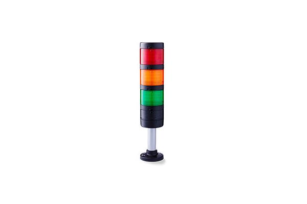 PC7  Signal tower 24 V AC/DC, red/amber/green