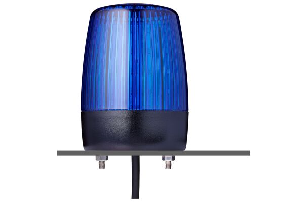 PCH LED steady/flashing beacon 110-120 V AC blue, black 