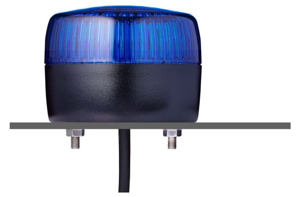 PCL LED steady/flashing beacon 110-120 V AC blue, black 