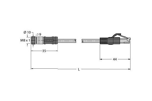 PKGS4M-RJ45S-4414-3.5M