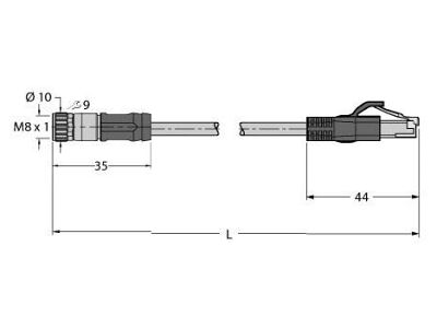 PKGS4M-RJ45S-4414-3.5M