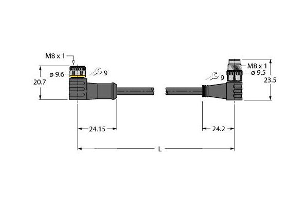 PKW3M-P7X2-0.3-PSW3M/TXL
