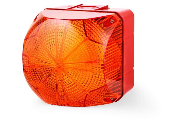 QDM LED steady/flashing beacon orange 24-48 V AC/DC IP66 & UL Type 4/4x/13 