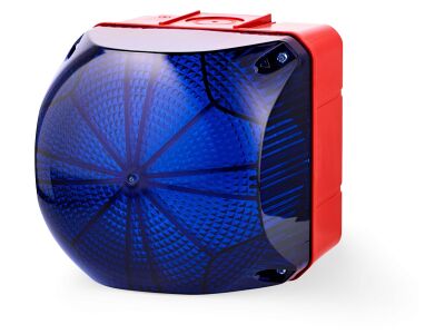 QDS LED steady/flashing beacon blue 230-240 V AC IP66 & UL Type 4/4x/13 