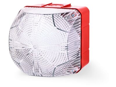 QDS LED steady/flashing beacon clear 48 V AC/DC IP66 & UL Type 4/4x/13 