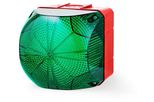 QDS LED steady/flashing beacon green 230-240 V AC IP66 & UL Type 4/4x/13 