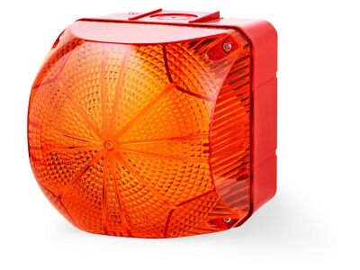 QFM Xenon strobe beacon orange 24-48 V AC/DC IP66 & UL Type 4/4x/13 