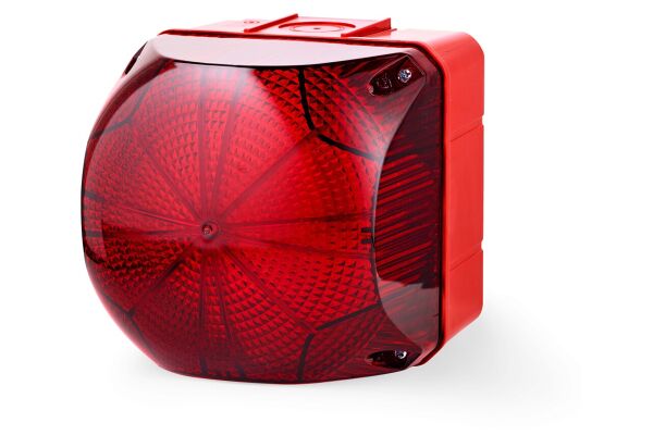 QFM Xenon strobe beacon red 24-48 V AC/DC IP66 & UL Type 4/4x/13 