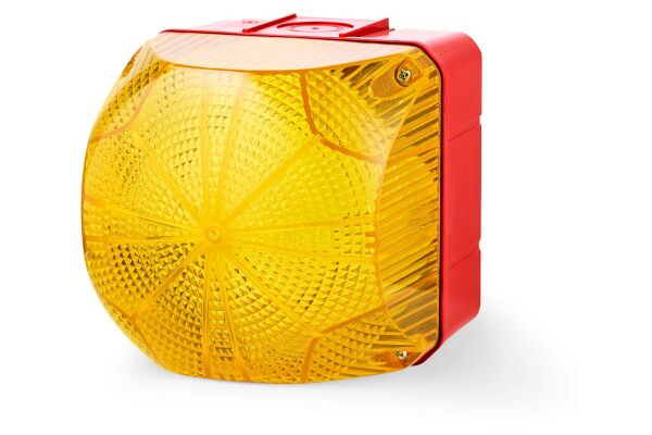 QFM Xenon strobe beacon yellow 230-240 V AC IP66 & UL Type 4/4x/13 