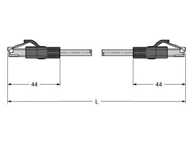 RJ45S-RJ45S-4414-0.5M