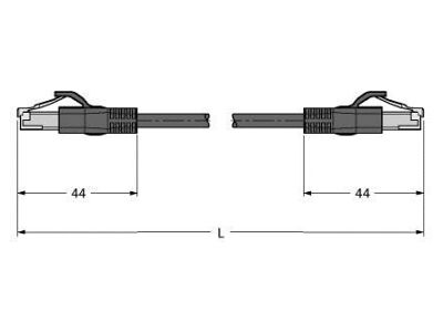 RJ45S-RJ45S-4416-0.5M