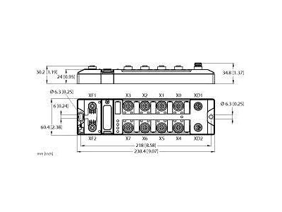 TBEN-L5-8IOL, Compact Multiprotocol I/O Module for Ethernet, 8 IO