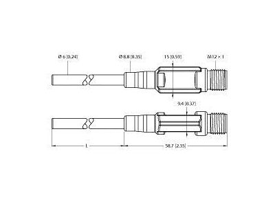 TTM050C-206A-CF-LI6-H1140-L100-50/50°C