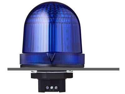 UDFP 37mm panel mount LED multi strobe beacon blue 24 V AC/DC IP66 & UL Type 4/4x/13 