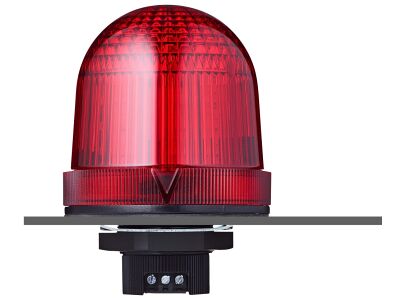 UDFP 37mm panel mount LED multi strobe beacon red 24 V AC/DC IP66 & UL Type 4/4x/13 