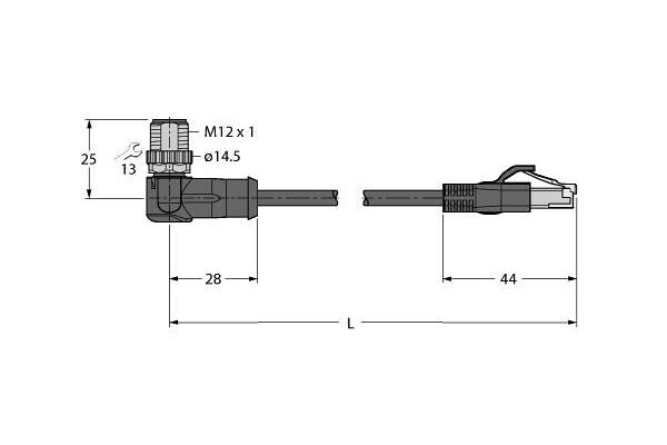 WSSD-RJ45S-4414-3M